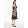 imageHawaii Hangover Womens Hawaiian Mermaid Ruffle Dress Orchid Paradise NavyOrchid Paradise Navy