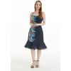 imageHawaii Hangover Womens Hawaiian Mermaid Ruffle Dress Orchid Paradise NavyOrchid Paradise Navy