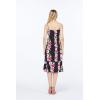 imageHawaii Hangover Womens Hawaiian Mermaid Ruffle Dress Pink Black Hibiscus VinePink Black Hibiscus Vine