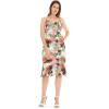 imageHawaii Hangover Womens Hawaiian Mermaid Ruffle Dress Sunset BlueSunset Neon Pastel