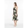 imageHawaii Hangover Womens Hawaiian Mermaid Ruffle Dress Wispy Cereus BlackWispy Cereus Black