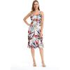 imageHawaii Hangover Womens Hawaiian Mermaid Ruffle Dress in Tropical Floral PrintsGarden at Dawn