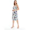imageHawaii Hangover Womens Hawaiian Mermaid Ruffle Dress in Tropical Floral PrintsPurple Orchid