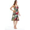 imageHawaii Hangover Womens Hawaiian Mermaid Ruffle Dress in Tropical Floral PrintsTropical Twilight
