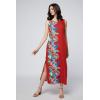 imageHawaii Hangover Womens Maxi Tank Dress in Orchid ParadiseOrchid Paradise Red