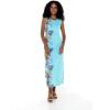 imageHawaii Hangover Womens Maxi Tank Dress in Orchid ParadiseOrchid Paradise Turquoise