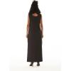imageHawaii Hangover Womens Maxi Tank Dress in WatercolorWatercolor Orchid Black Pink