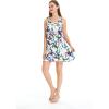 imageHawaii Hangover Womens Round Neck Shift Dress Tropical PrintsPurple Orchid