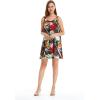 imageHawaii Hangover Womens Round Neck Shift Dress Tropical PrintsTropical Twilight