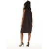 imageHawaii Hangover Womens Round Neck Shift Dress Tropical PrintsWatercolor Orchid Black Pink