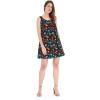 imageHawaii Hangover Womens Round Neck Shift Dress in Orchid Paradise NavyFlamingo Party Black