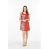imageHawaii Hangover Womens Round Neck Shift Dress in Orchid Paradise NavyOrchid Paradise Red