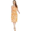 imageHawaii Hangover Womens Hawaiian Mermaid Ruffle Dress Classic HibiscusClassic Hibiscus Orange