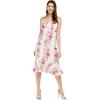 imageHawaii Hangover Womens Hawaiian Mermaid Ruffle Dress Pink Black Hibiscus VinePink White Hibiscus Vine