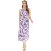 imageHawaii Hangover Womens Maxi Tank Dress in Classic Hibiscus BlueClassic Hibiscus Purple