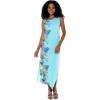 imageHawaii Hangover Womens Maxi Tank Dress in Orchid ParadiseOrchid Paradise Turquoise