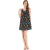 imageHawaii Hangover Womens Round Neck Shift Dress in Orchid Paradise NavyFlamingo Party Black