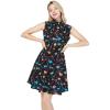 imageHawaii Hangover Womens Shirt Dress in Flamingo in LoveFlamingo Party in Black