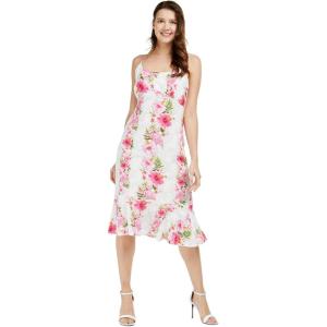 imageHawaii Hangover Womens Hawaiian Mermaid Ruffle Dress Pink Black Hibiscus VinePink White Hibiscus Vine