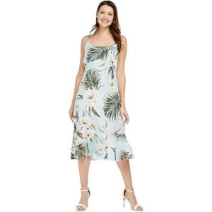 imageHawaii Hangover Womens Hawaiian Mermaid Ruffle Dress Wispy Cereus BlackWispy Cereus Light Blue