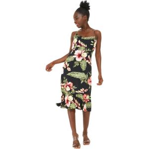 imageHawaii Hangover Womens Hawaiian Mermaid Ruffle Dress in RafelsiaBlack Rafelsia
