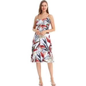 imageHawaii Hangover Womens Hawaiian Mermaid Ruffle Dress in Tropical Floral PrintsGarden at Dawn