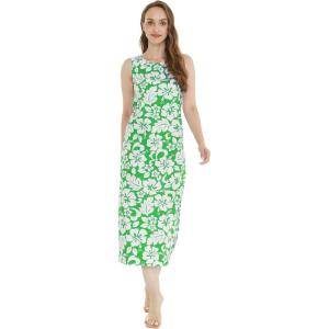 imageHawaii Hangover Womens Maxi Tank Dress in Classic Hibiscus BlueClassic Hibiscus Green