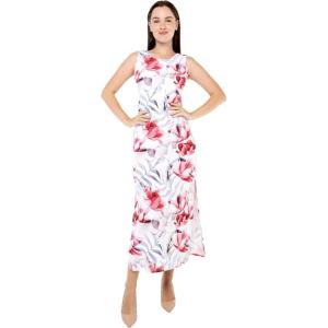 imageHawaii Hangover Womens Maxi Tank Dress in WatercolorMisty Lotus White