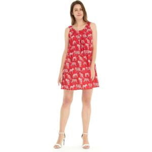 imageHawaii Hangover Womens Round Neck Shift Dress Tropical PrintsTropical Jungle Red