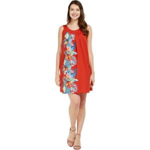 imageHawaii Hangover Womens Round Neck Shift Dress in Orchid Paradise NavyOrchid Paradise Red