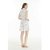 imageHawaii Hangover Womens Shirt Dress in Halloween Pineapple Skull with SunglassesTropical Toile