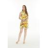 imageHawaii Hangover Womens Vintage Fit and Flare Dress in Classic Hibiscus RedShirt Dress Sunset and Dolphin Yellow