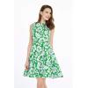 imageHawaii Hangover Womens Vintage Fit and Flare Dress in Classic Hibiscus RedVintage Classic Hibiscus  Green