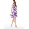 imageHawaii Hangover Womens Vintage Fit and Flare Dress in Classic Hibiscus RedVintage Classic Hibiscus  Purple