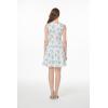 imageHawaii Hangover Womens Vintage Fit and Flare Dress in Marlin BlueMarlin Yellow