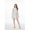 imageHawaii Hangover Womens Vintage Fit and Flare Dress in Marlin BlueMarlin Yellow