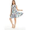 imageHawaii Hangover Womens Vintage Fit and Flare Dress in Various PatternsPurple Orchid