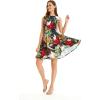imageHawaii Hangover Womens Vintage Fit and Flare Dress in Various PatternsTropical Twilight