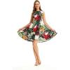 imageHawaii Hangover Womens Vintage Fit and Flare Dress in Various PatternsTropical Twilight