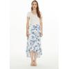 imageWomens Hawaiian Luau Wrap Ruffle Skirt in Midnight BloomDay Dream Bloom