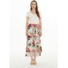 imageWomens Hawaiian Luau Wrap Ruffle Skirt in Sunset Neon PastelSunset Neon Pastel