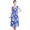 imageWomens Hawaiian Tank Elastic Luau Dress Hibiscus PatternsHibiscus Blue