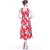 imageWomens Hawaiian Tank Elastic Luau Dress Hibiscus PatternsHibiscus Red