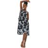imageWomens Hawaiian Tank Elastic Luau Dress Rafelsia BorderMidnight Bloom