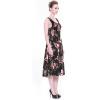 imageWomens Hawaiian Tank Elastic Luau Dress in Rafelsia Black