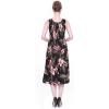 imageWomens Hawaiian Tank Elastic Luau Dress in Rafelsia Black