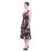 imageWomens Hawaiian Tank Elastic Luau Dress in Rafelsia Black