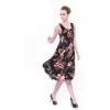 imageWomens Hawaiian Tank Elastic Luau Dress in Rafelsia Black