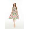 imageWomens Hawaiian Tank Elastic Luau Dress in Sandy BeachLotus and Orchid