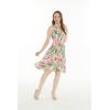 imageWomens Hawaiian Tank Elastic Luau Dress in Sandy BeachLotus and Orchid